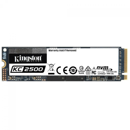 SSD Kingston KC2500 2TB, M.2 NVMe, Leitura 3500MBs e Gravação 2900MBs, SKC2500M8/2000G