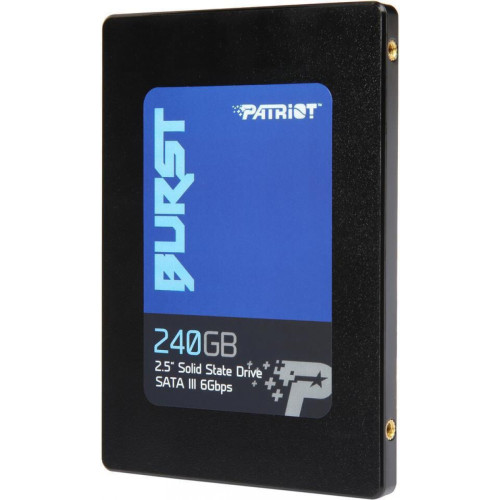 SSD Patriot Burst, 240GB, Sata III, Leitura 555MBs e Gravação 500MBs