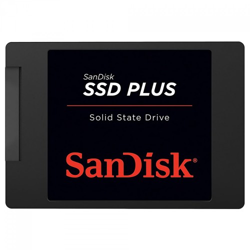 SSD SanDisk Plus, 2TB, Sata III, Leitura 545MB/s e Gravação 445MB/s, SDSSDA-2T00-G26
