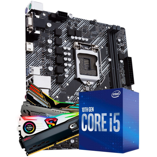 Kit Upgrade, Intel i5 10400 + Placa Mãe H510 + 8GB DDR4