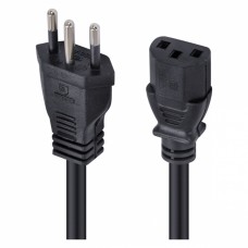 Cabo de Força Vinik Padrão BR, Tripolar, 3x0,75mm, 250v, 1,2m