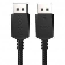 Cabo DisplayPort 2.1 PCYes, 8K, 60Hz, 3D, 2 Metros, Cabo de Nylon, PDPN2-2