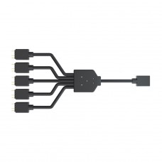 Cabo Divisor Endereçável ARGB 1 Para 5, Cooler Master, MFX-AWHN-1NNN5-R1