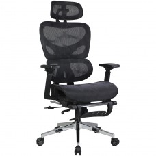 Cadeira de Escritório Dr. Office Master, Mesh, Ajustável, 3D, Preta, DR-CH-MTR3DBF