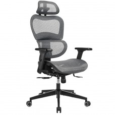 Cadeira De Escritório DT3 Alera+, Ajustável, Ergonômica, 3D, Mesh, Cinza e Preto, 13943-0