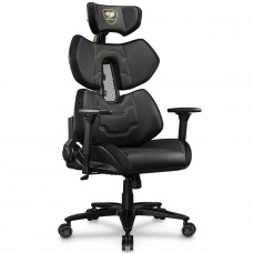 Cadeira Gamer Cougar Terminator Elite Gold, 4D, Preto, CGR-TRE-GLB