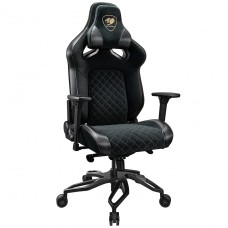 Cadeira Gamer Cougar Titan Pro V2 Gold, Reclinável, Ajustável, 4D, Preto, 3MT2FGLB.0001