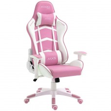 Cadeira Gamer MyMax MX5, Ajustável, 2D, Branco e Rosa, MGCH-MX5/PK