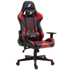 Cadeira Gamer SuperFrame Godzilla, Reclinável, Preto e Vermelho