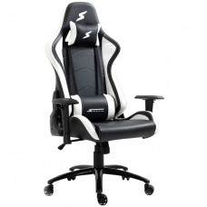Cadeira Gamer SuperFrame Hunter, Reclinável, Preto e Branco