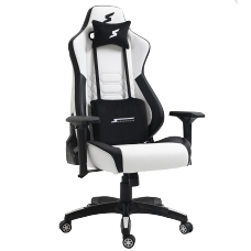 Cadeira Gamer SuperFrame Kong, Reclinável, Branco e Preto 
