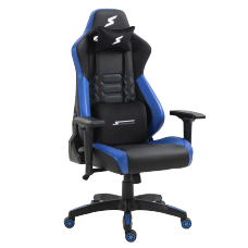 Cadeira Gamer SuperFrame Kong, Reclinável, Preto e Azul
