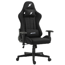 Cadeira Gamer SuperFrame Speed, Reclinável, Tecido, Preto