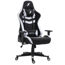 Cadeira Gamer SuperFrame Sport, Reclinável, 2D, Preta e Branca