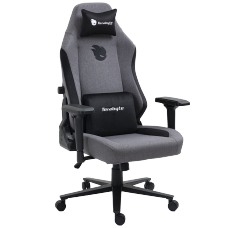 Cadeira Gamer Terabyte Style, Reclinável , 4D, Cinza e Preto