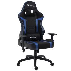 Cadeira Gamer Terabyte Vision, Reclinável, 2D, Preto e Azul