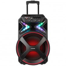 Caixa de Som Amplificada Mondial Connect Lights, Bluetooth, 400W, Múltiplas Conexões, Preto, CM-400