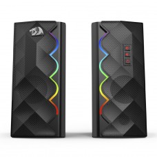 Caixa de Som Gamer Redragon Cipher, RGB, Stereo, AUX, USB, Preto, GS522 