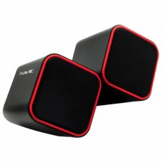 Caixa de Som Havit SK473, Stereo 2.0, P2, 3.5mm, Preto e Vermelho