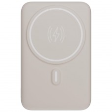 Carregador Portátil Universal, PowerBank, 10000MAH, Com Indução, Off White, Geonav, PB10MAGOW