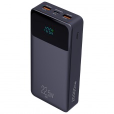 Carregador Portátil Universal, PowerBank, Display Indicador, 20000MAH, 22.5W, Preto, ELG, PB200BK