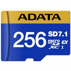 Cartão De Memória Express Adata Premier Extreme microSDXC SD7.1, 256GB, Classe 10, UD256GEX3L1-C
