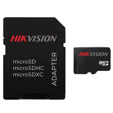 Cartão de Memória Hikvision Micro SDHC I, V10, 32GB, Class 10, HS-TF-C1/32G - COM ADAPTADOR