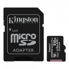 Cartão de Memória Kingston Canvas Select Plus, MicroSD 512GB, Classe 10, Com Adaptador, SDCS2/512GB