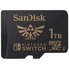 Cartão De Memória SanDisk MicroSD Zelda Nintendo Switch, 1TB, 100Mbs, Class 10, SDSQXAO-1T00-GN6ZN