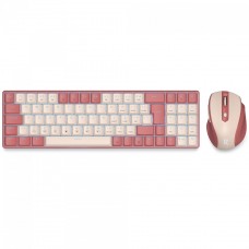 Combo Office Redragon BS-8772, Wireless 2.4G, Teclado e Mouse, Rosa - Open Box