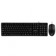 Combo Teclado e Mouse Keytime Minimal, USB, Preto, KYT0015