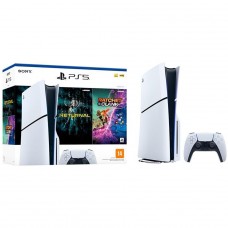 Console Playstation 5 Slim + Returnal e Ratchet & Clank, 1TB, Com 1 Controle PS5