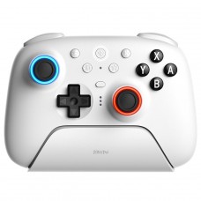 Controle Gamer 8BitDo Ultimate 2, RGB, Bluetooth, Switch/Windows, Hall Effect, Branco, 80ND01