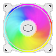 Cooler Para Gabinete Cooler Master MasterFan MF120 HALO², 120mm, ARGB, White, MFL-B2DW-21NP2-R2