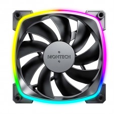 Cooler Para Gabinete Montech AX120 PWM, 120mm, Black