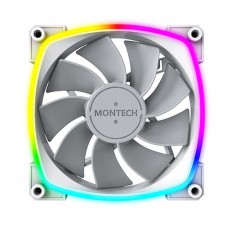 Cooler Para Gabinete Montech RX120 PWM, 120mm, Reverso, White
