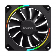 Cooler Para Gabinete PCYES Sangue Frio 3 ARGB Black Vulcan, 120mm, Preto, ARGBSF3BR