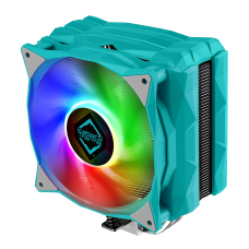 Cooler Para Processador Iceberg Thermal IceSLEET G4 OC, 120mm, ARGB, Intel-AMD, Azul, ICESLEETG4OC-TGG-00A