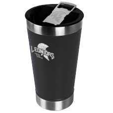Copo Térmico Leonidas, 473ml, Quente ou Frio, Metal, Preto