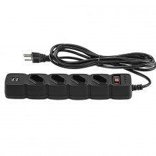 Filtro de Linha Intelbras EPE 204, 4 Tomadas, 2 USB, 1m, Bivolt, Black, EPE 204 USB + PT