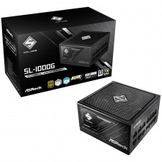 Fonte ASRock Steel Legend, 1000W, 80 Plus Gold, Cybenetics Platinum, Full Modular, ATX 3.1, PCIe 5.1, Preto, SL-1000G