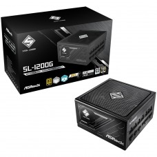 Fonte ASRock Steel Legend, 1200W, 80 Plus Gold, Cybenetics Platinum, Full Modular, ATX 3.1, PCIe 5.1, Preto, SL-1200G