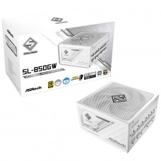 Fonte ASRock Steel Legend White, 850W, 80 Plus Gold, Cybenetics Platinum, Full Modular, ATX 3.1, PCIe 5.1, Branco, SL-850GW