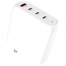 Fonte Carregador Creative GaN 100W, USB A + Type C, Quick Charger, Branco, 51MZ0520AA000