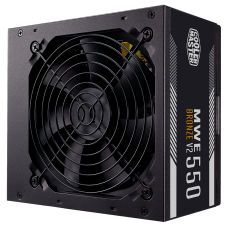 Fonte Cooler Master MWE 550 BRONZE - V2, 550w, 80 Plus Bronze, Full Range, PFC Ativo, MPE-5501-ACAAW-BBR
