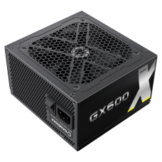 Fonte Gamemax GX600, 600W, 80 Plus Gold, PFC Ativo, Black, GX600WBKPSS7710BR