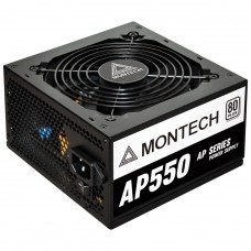 Fonte Montech AP550, 550W, 80 Plus White, PFC Ativo, AP550