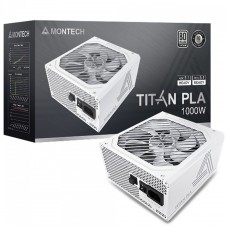 Fonte Montech Titan PLA, 1000W, 80 Plus Platinum, PFC Ativo, ATX 3.1, PCIe 5.1, Full Modular, White