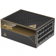 Fonte MSI MEG AI1600T PCIE5, 1600W, 80 Plus Titanium, Cybenetics Titanium, PFC Ativo, ATX 3.1, Full Modular, Preto