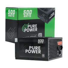 Fonte Pure Power, 500W, 80 Plus White, PFC Ativo, Black, PP-PSU2-500W PFC